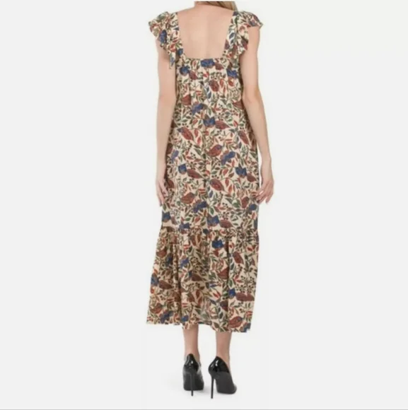 House of Harlow 1960 Sister Print Boho Maxi Dress Size XS - Picture 2 of 12